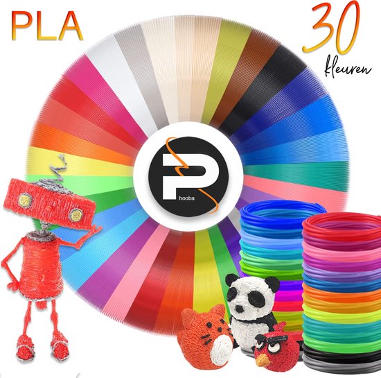 Pack Filament Phooba - Recharges Stylo 3D - Filament PLA - 30