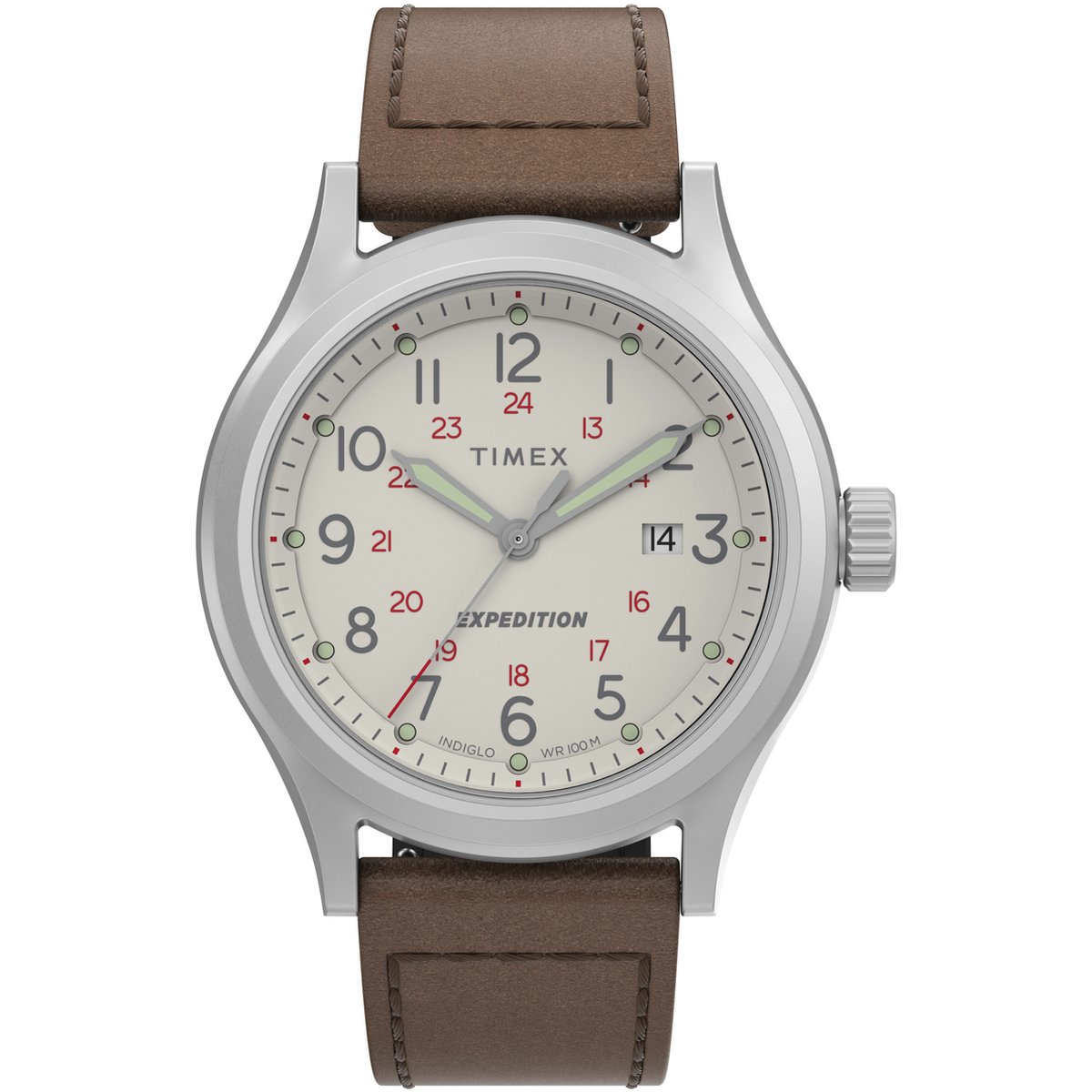 Timex Expedition North Sierra TW2V07300 Horloge - Leer - Bruin - Ø 41 mm