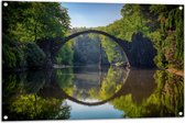 WallClassics - Poster de Jardin - Arche au-dessus de l' Water - Australie - 105x70 cm Photo sur Poster de Jardin (décoration murale pour l'extérieur et l'intérieur)