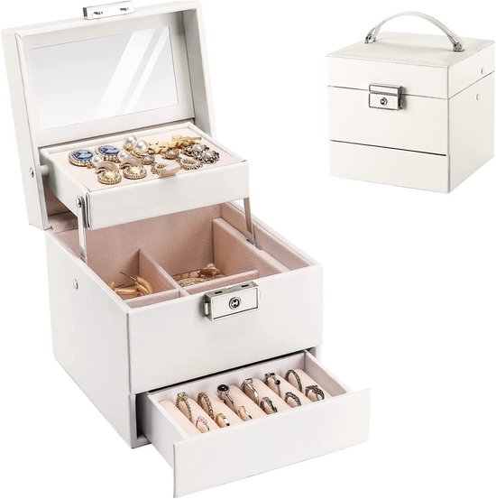 Teamoy Sieraden Box Organiser, Sieraden Reiskoffer, Sieraden