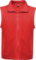 Rode fleece bodywarmer model Bellagio merk Roly maat M