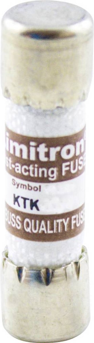 Bussmann by Eaton KTK 2 A KTK 2 A Buiszekering (Ø x l) 10.3 mm x 38 mm 2 A 600 V Supersnel -FF- Inhoud 1 stuk(s)