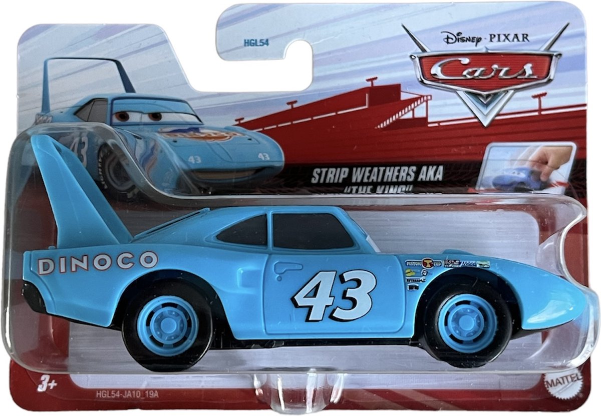 Mattel Disney Pixar Cars strip weathers aka The King bol