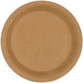 Kartonnen Bordjes Karton kleur 18 cm 40 stuks - Wegwerp borden - Feest/verjaardag/BBQ borden / Gebak bordjes maat