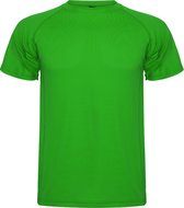 Varen groen kinder unisex sportshirt korte mouwen MonteCarlo merk Roly 8 jaar 122-128
