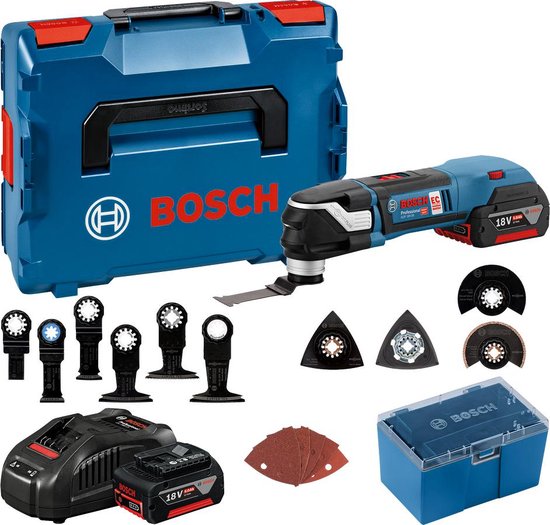 Bosch Professional GOP 18V-28 Battery Multi-Tool - Oscillant - Avec 2x  batteries 5Ah