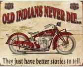 Wandbord - Old Indians Never Die They Just Have Better Stories To Tell