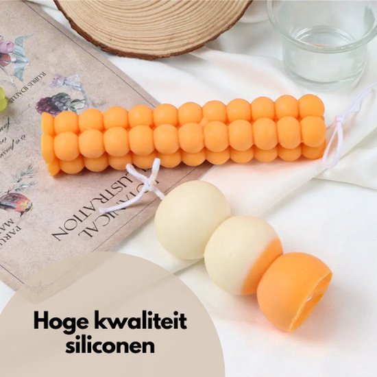 ZoeZo - Kaarsmal Bolletjes - Toren XL - Kaars mallen - Siliconen mal - Zelf kaarsen maken - Gips & epoxy gieten - Zeep maken
