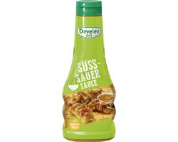 Develey zoetzure saus pittig en fruitig 250 ml fles