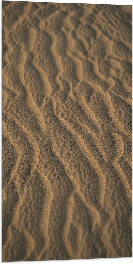 Vlag - Golvend Zand - 50x100 cm Foto op Polyester Vlag