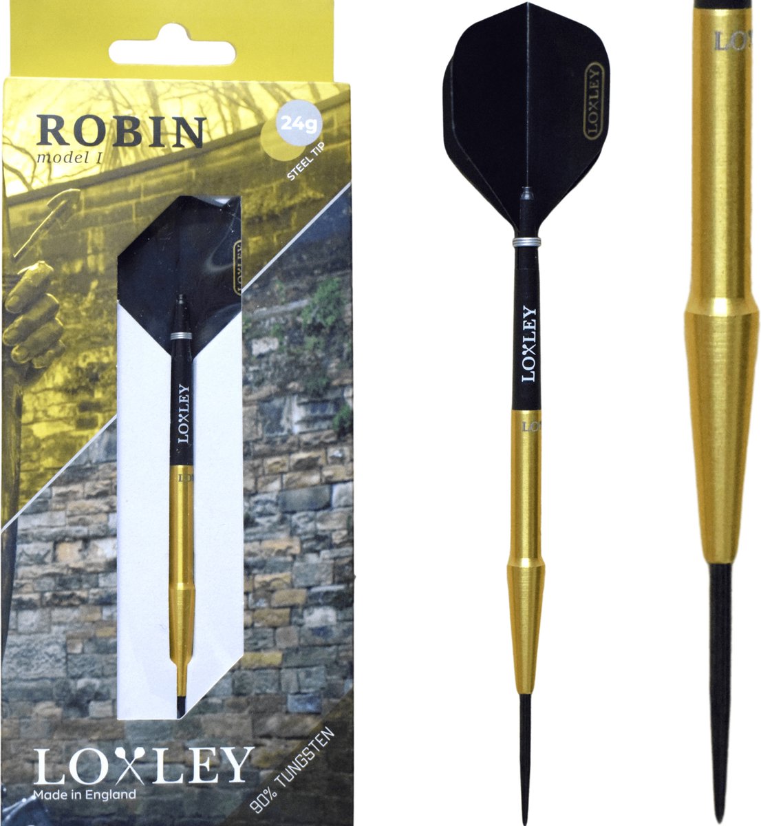 Loxley Robin 90% Model 1 Gold Edition - Dartpijlen - 22 Gram