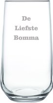 Drinkglas gegraveerd - 47cl - De Liefste Bomma