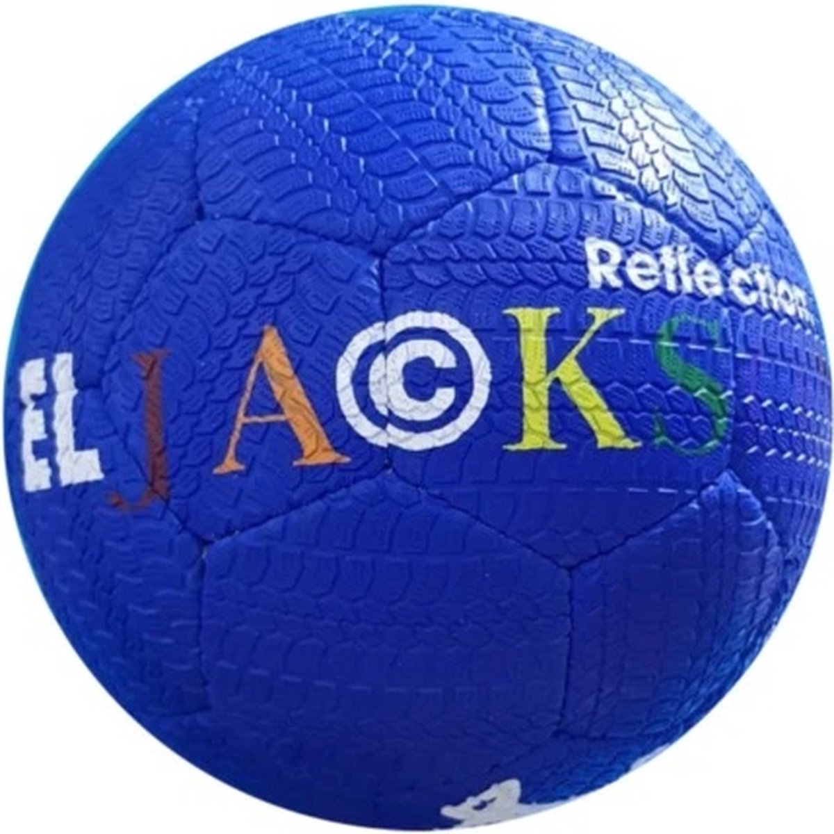 EL JACKSON BALL STONE BLUE - STRAAT BAL - FREESTYLE VOETBAL - STREET BALL - STRAATVOETBAL - ULTIEME GRIP BAL