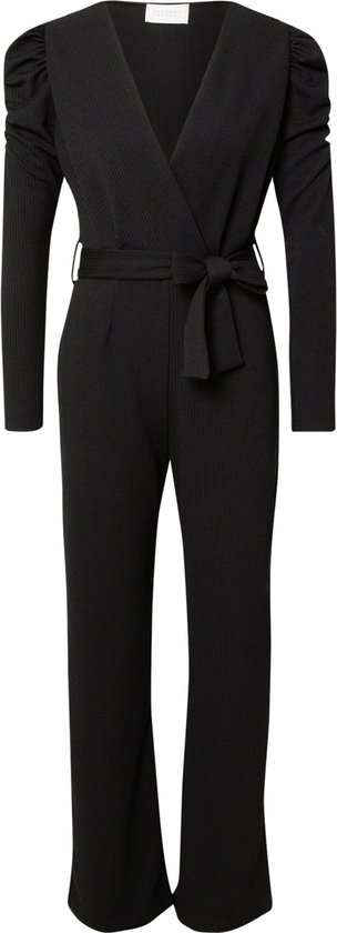 SISTERS POINT Egina-ju - Dames Jumpsuit - Black - Maat L