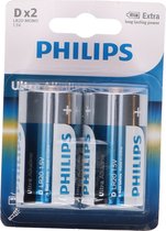 Philips LR20E2B - D batterij - 2