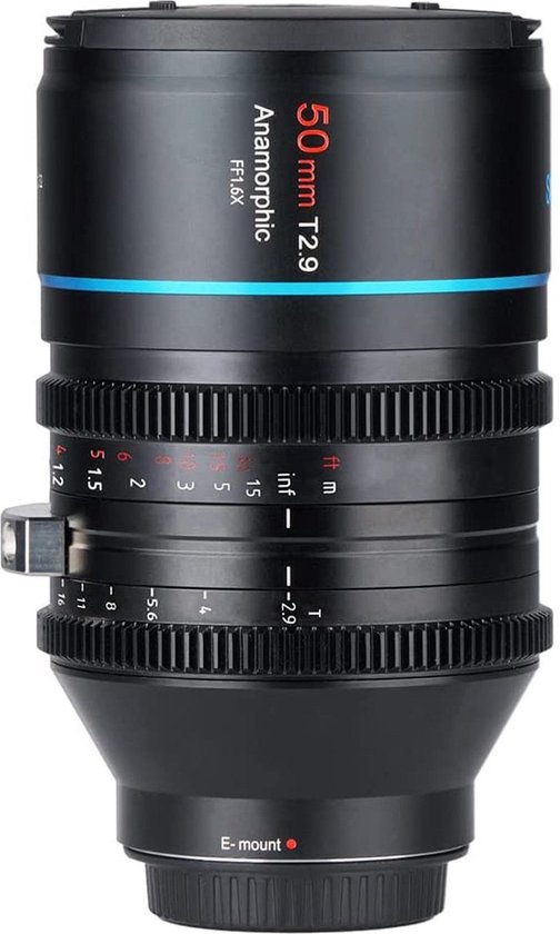 SIRUI T2.9 1.6X Full-Frae E-ount Anaorphic Lens Set with 1.25x