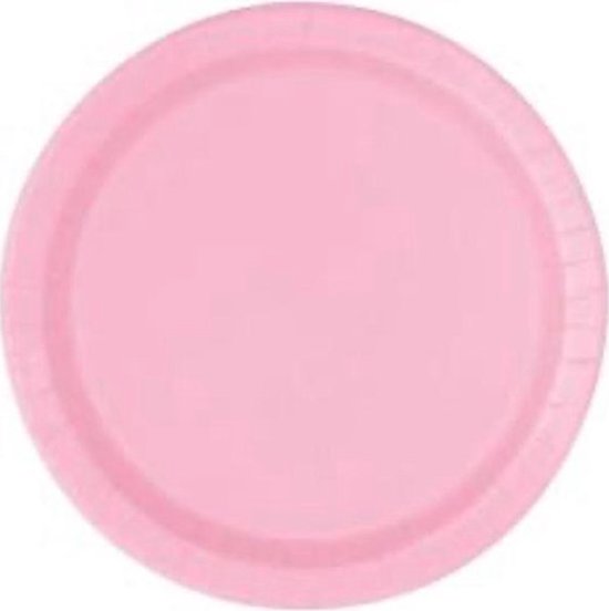 Groenten Interesseren Sandalen Kartonnen Bordjes roze 18 cm 40 stuks - Wegwerp borden -  Feest/verjaardag/BBQ borden /... | bol.com