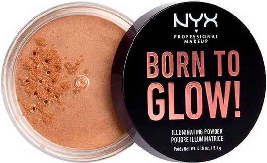 Foto: Nyx professional makeup born to glow illuminating powder warm strobe