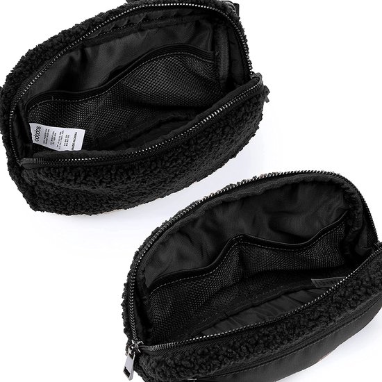 FANDARE Heuptasjes voor dames en heren, crossbody heuptasje met verstelbare riem, modieuze heuptas voor outdoor/workout/reizen/casual/hardlopen/wandelen /fietsen heupschouder heuptas, wijnrood, L