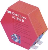 3M SJ 356D Dual Lock Bande auto-agrippante à coller tête de champignon (L x l) 5000 mm x 25 mm translucide 1 paire(s)