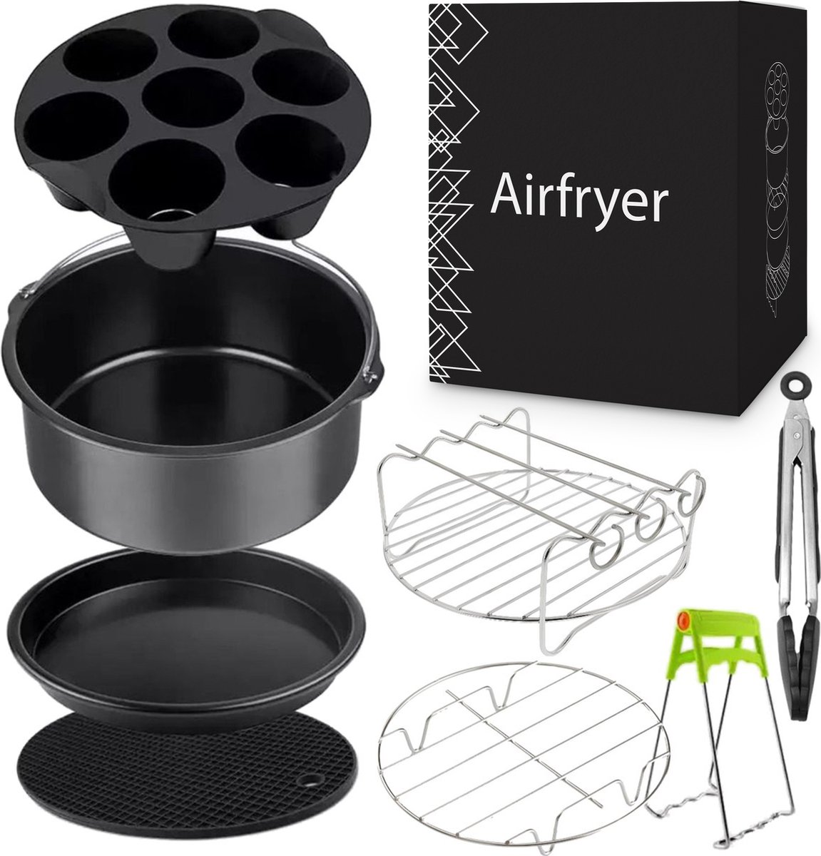 Fentic Accessoires Air Fryer XL et XXL - Accessoires Pour Friteuse