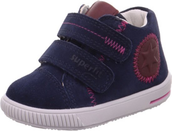 Scarpe Superfit Moppy Bimbo - Prima Cammino 0-24 Mesi Tessuto E Pelle