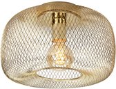 Plafondlamp Honey goud | 1 lichts | goud | metaal | Ø 32 cm | eetkamer / woonkamer lamp | modern / sfeervol design