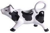 Easyline - Pot à lait - Vache - Vache colorée - Pot à lait - Pot à lait café - Décoration de cuisine - Zwart/blanc - Céramique - 17,5x5x12,5cm - 120ml
