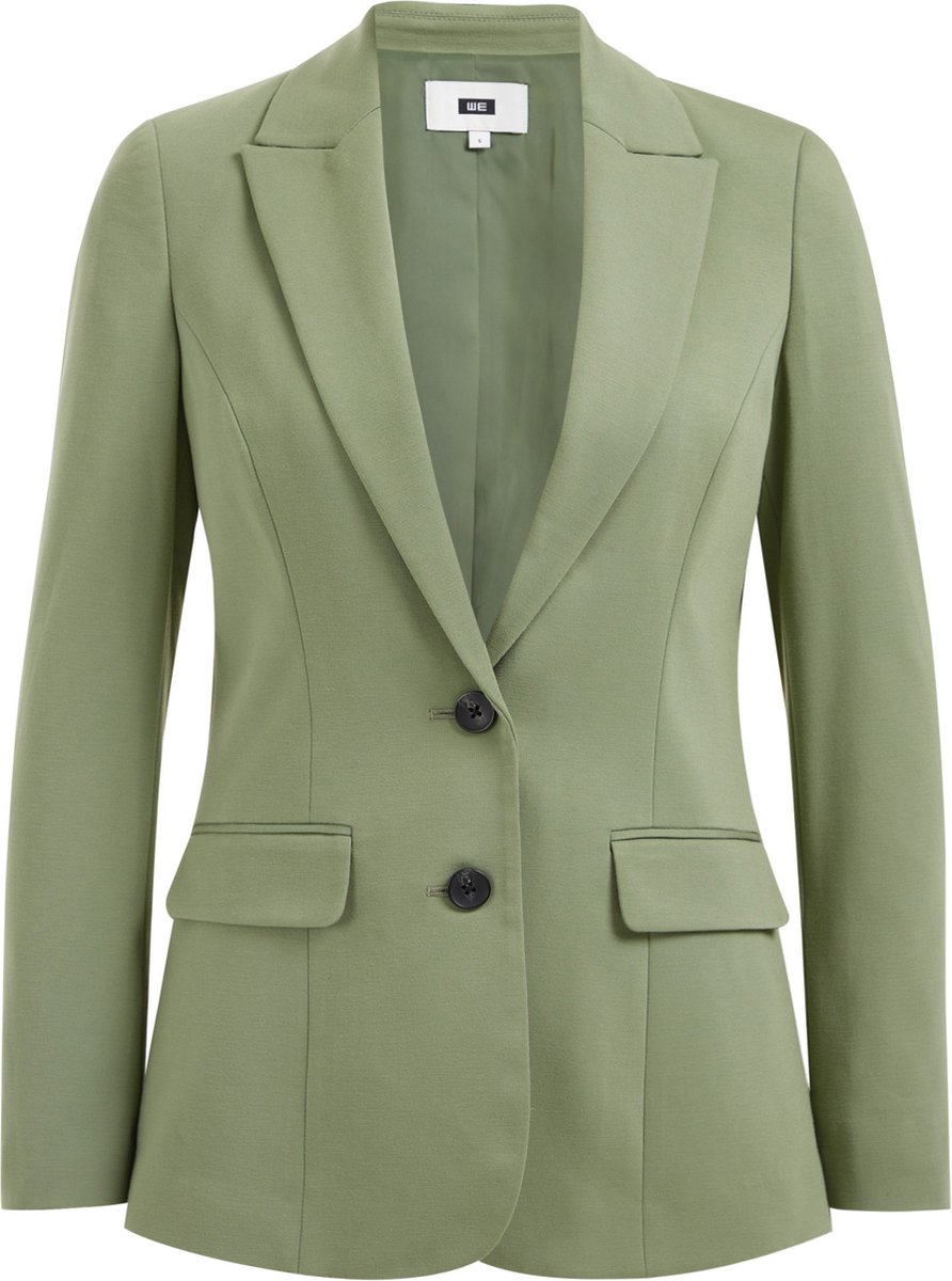 WE Fashion Dames getailleerde jersey stretch blazer