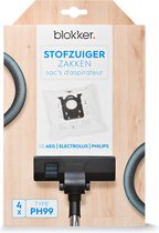 Blokker Stofzuigerzak - 4 Stuks - voor AEG, Electrolux, Philips diverse modellen