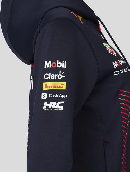 Red Bull Racing Teamline Dames Hoody met Rits 2023 L - Max Verstappen - Formule 1 - Sergio Perez - Oracle - Merkloos