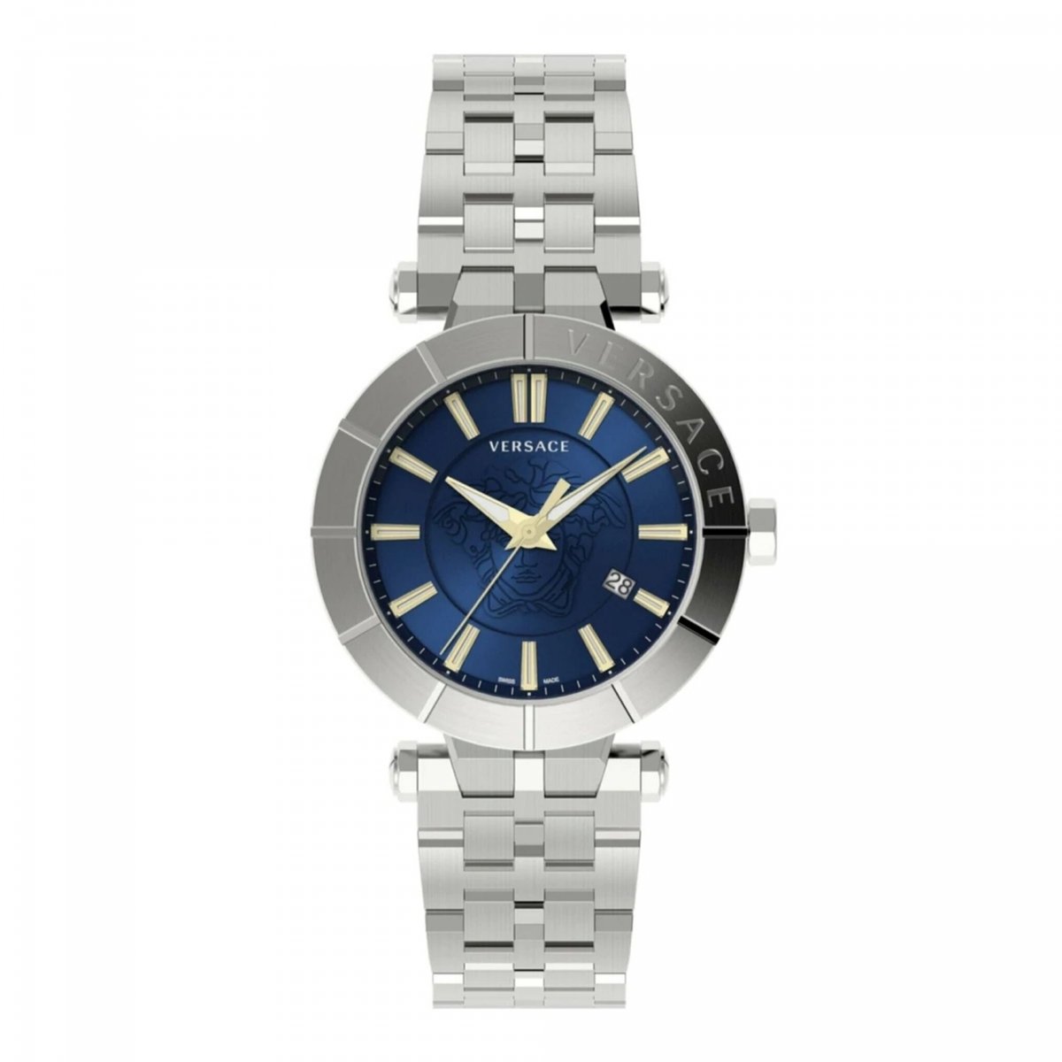 Versace VE2B00421 horloge mannen - Roestvrij Staal - zilver