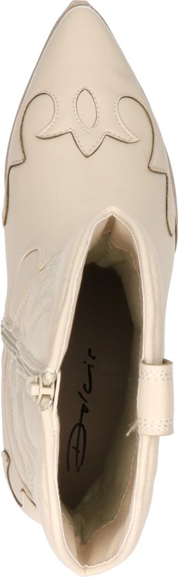 Dolcis dames cowboylaars - Off White - Maat 42