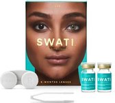 Swati - Coloured Contact Lenses 6 Months - Jade - makeup - 6 maanden