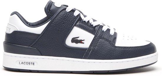 Lacoste Court Cage Heren Sneakers - Wit/Donkerblauw