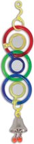 JW Activitoy Triple Mirror - Parkieten speelgoed - Vogelspeelgoed - Meerkleurig - Kunststof - 25 cm