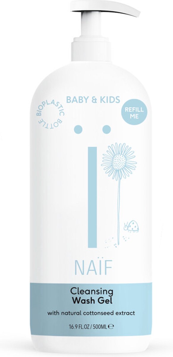 Naif - Baby & Kids Wasgel - 6 x 500 ml - Voordeelverpakking