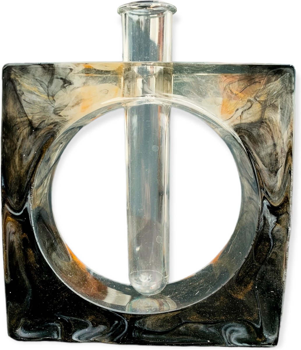 Resin Art JR: Stekjes vaasje / Bloem vaasje / Reageerbuis vaasje