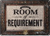 Harry Potter - Room of Requirement - Klein Tinnen Plaatje voor aan de Muur of op de Deur