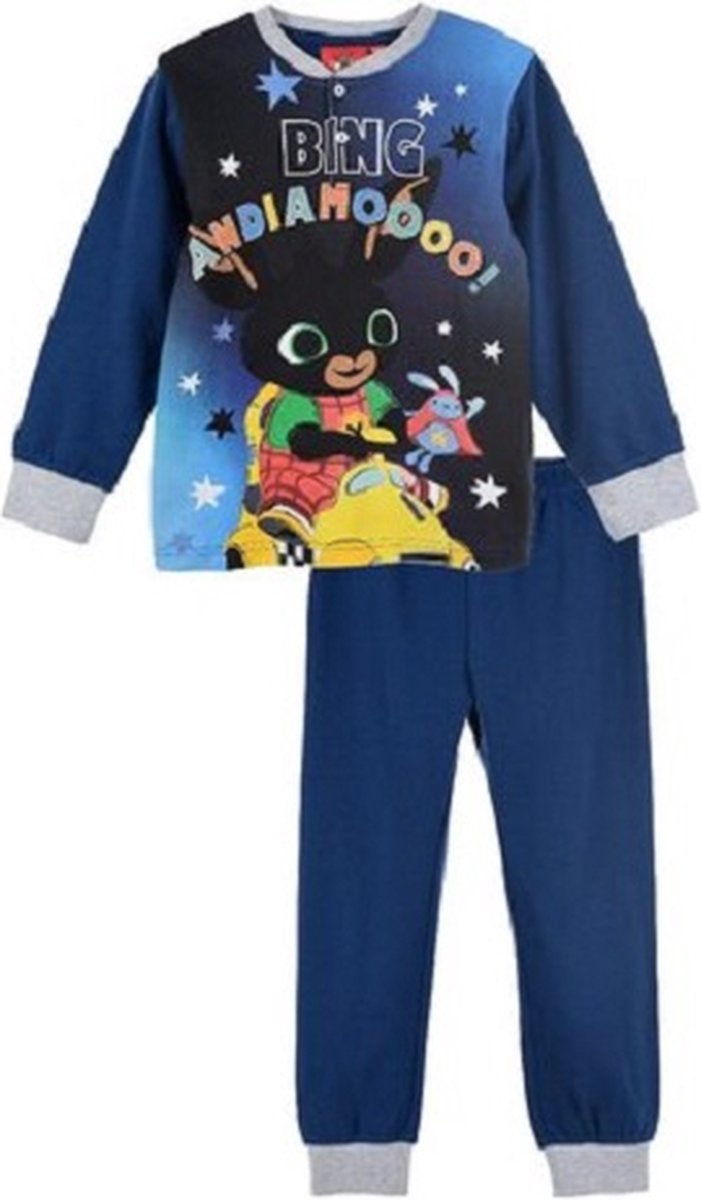 Bing Bunny pyjama - donkerblauw - Bing pyama - maat 98