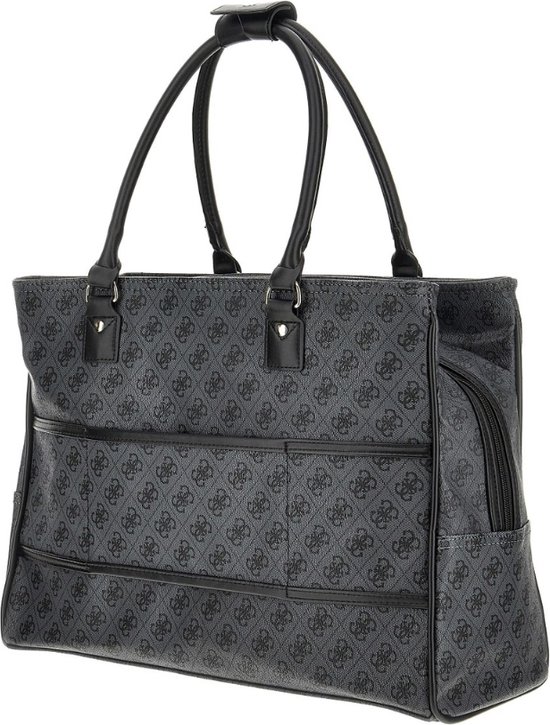 GUESS shopper bag Erenia 2 in 1 Tote L Coal Logo | Buy bags, purses