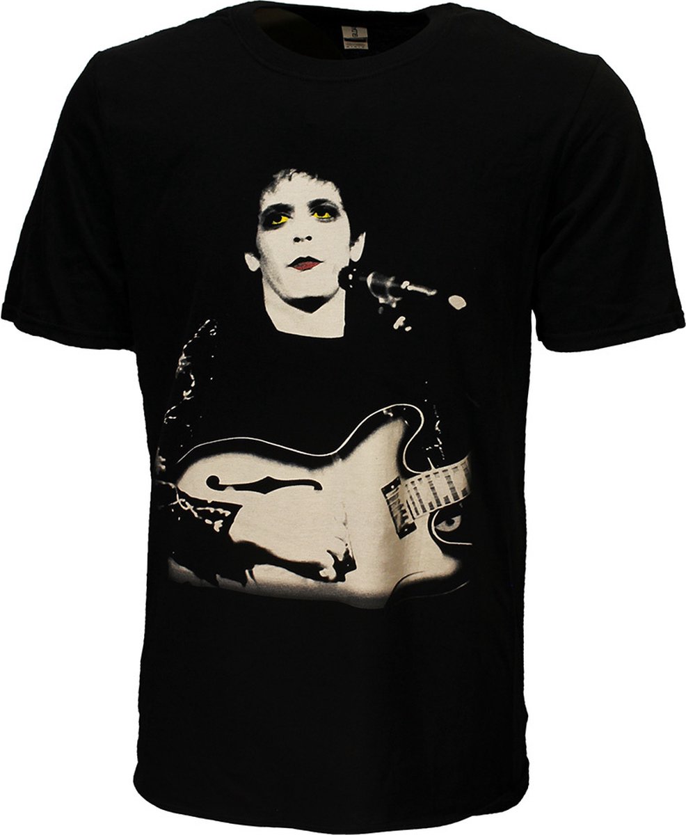 Lou Reed Bleached Photo T-Shirt - Officiële Merchandise - XXL