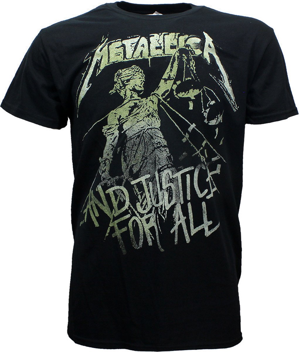 Metallica Justice For All Vintage T-Shirt - Officiële Merchandise - XXL