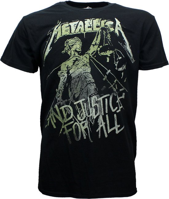 Cyclopen Zonder hoofd Bemiddelaar Metallica Justice For All Vintage Band T-Shirt - Officiële Merchandise |  bol.com