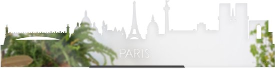 Miroir Standing Skyline Paris - 60 cm - Décoration design - Décoration à poser et à suspendre - Plus de villes disponibles - Cadeau pour lui - Cadeau pour elle - Anniversaire - Anniversaire - Pendaison de crémaillère - Intérieur - WoodWideCities