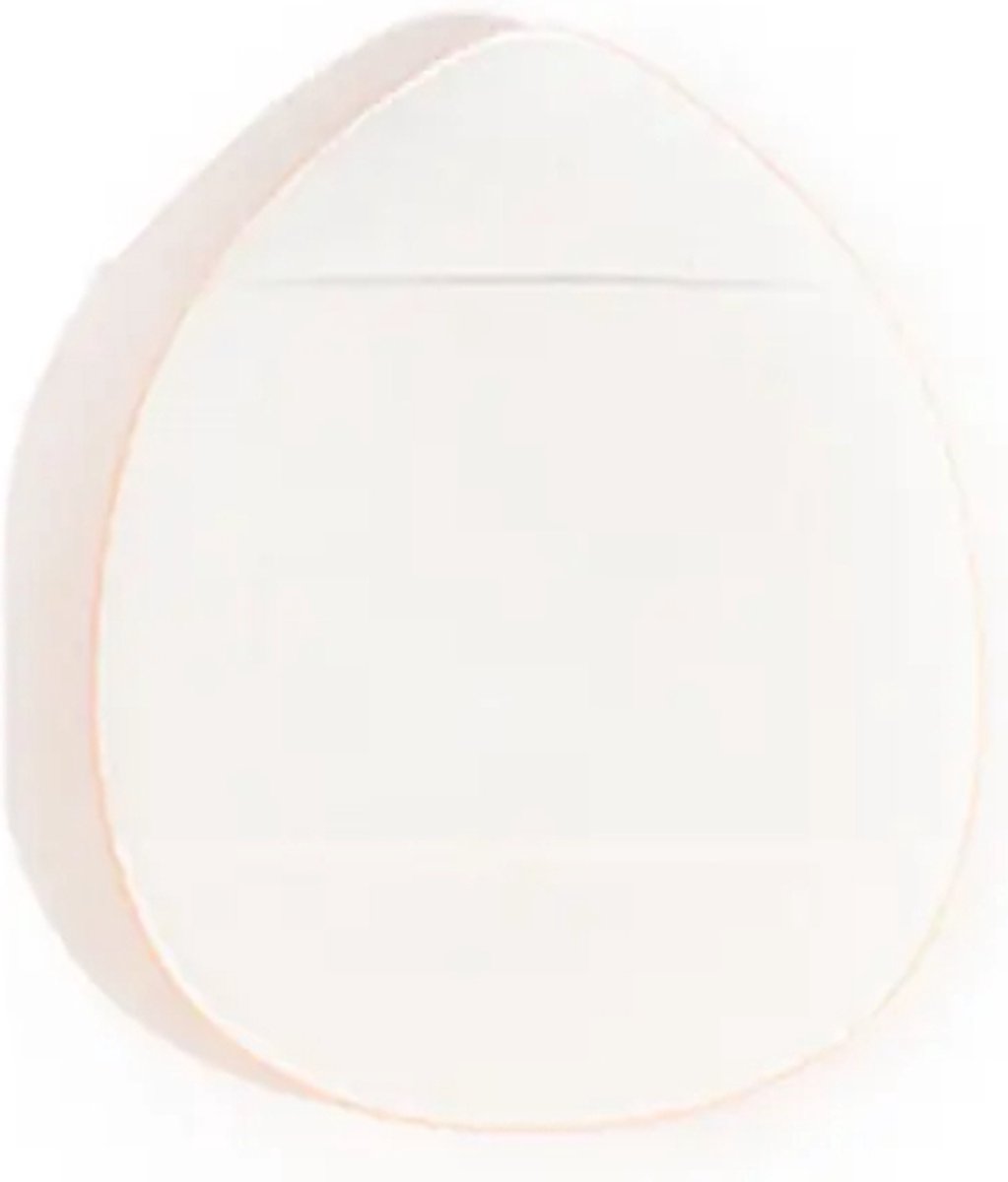 Vinger puff / spons | kleine foundation / concealer spons | wit | 2 stuks