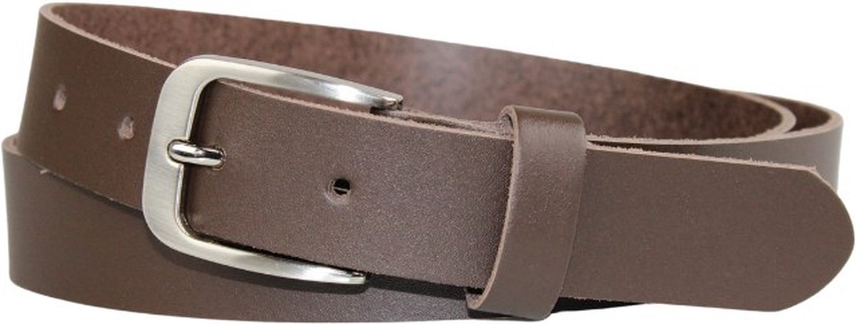 Fana Belts Leren Riem Bruin - Taillemaat 90 - Dames Riem - Heren Riem - Nette Riem - Pantalon Riem - Mannen Cadeau
