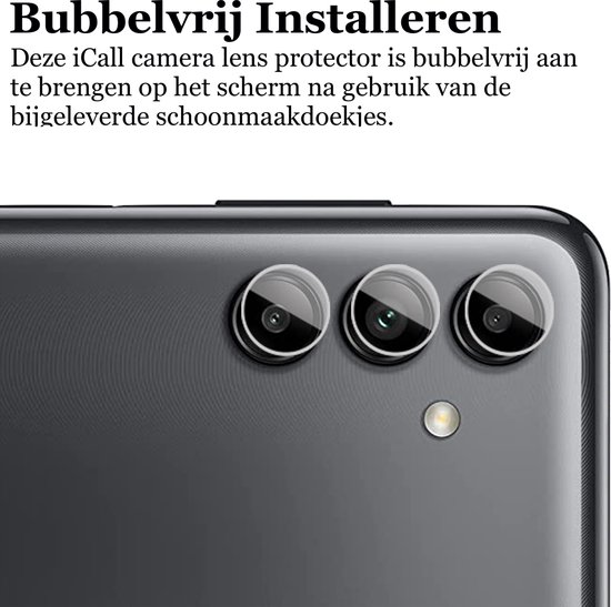 Coque Samsung Galaxy A04s / A13 5G - Protecteur d'écran FullGuard & Protecteur d'écran pour objectif d'appareil photo - Book Case Cuir ThinShield Goud