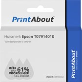PrintAbout - Inktcartridge / Alternatief voor de Epson T07914010 / 6 Kleuren