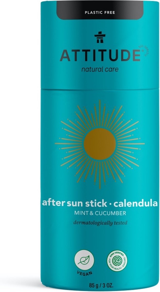 Attitude - After Sun Calendula Mint & Cucumber Plastic Free - 85gr